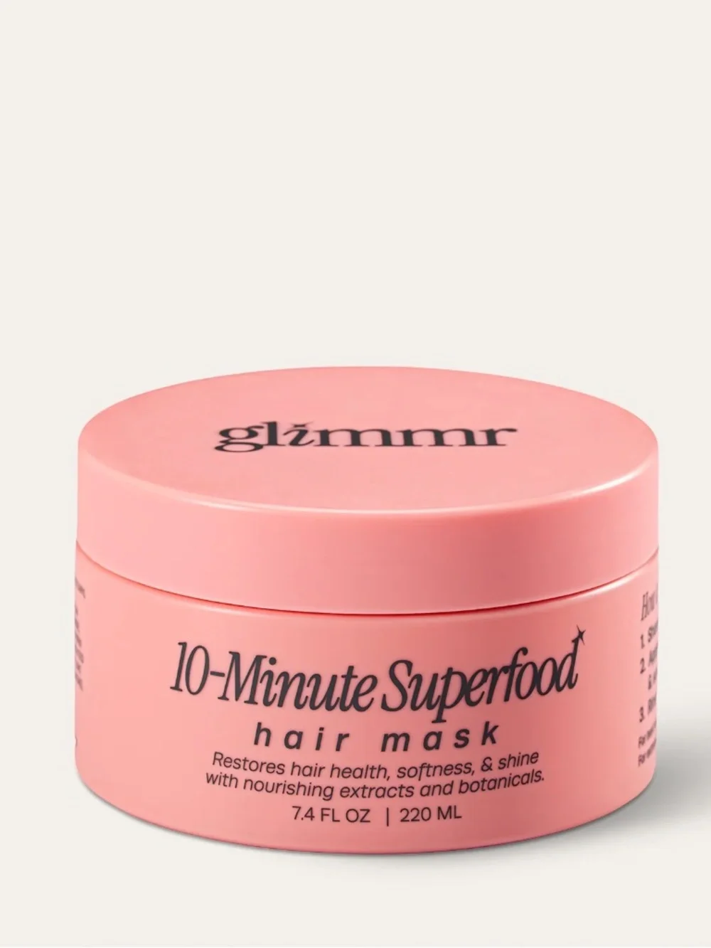 NEW Glimmr 10-Minute Superfood Hair Mask